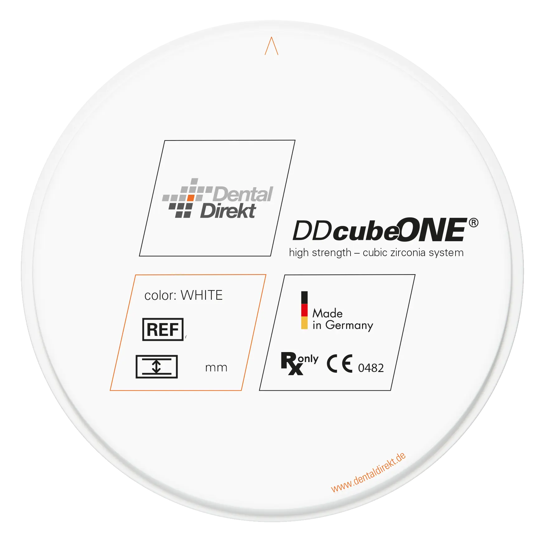 DD cube ONE® Highstrength zirconium oxide for esthetic restorations