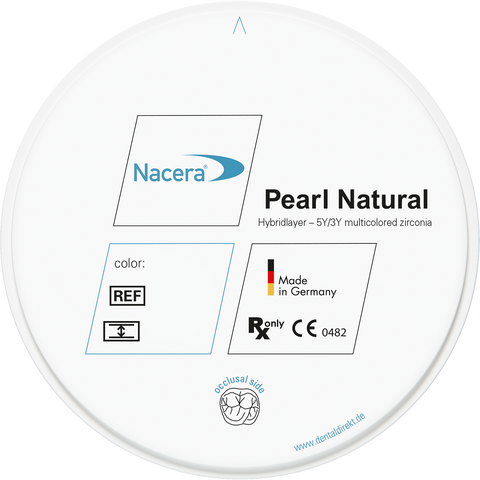 Nacera® Pearl Natural Zirkonoxid