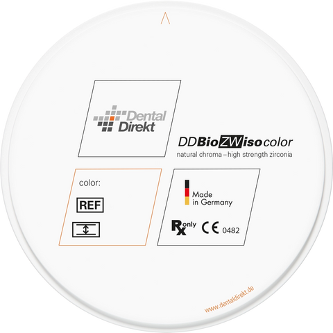 Freigestellter Zirkonoxidrohling DD Bio ZW iso color